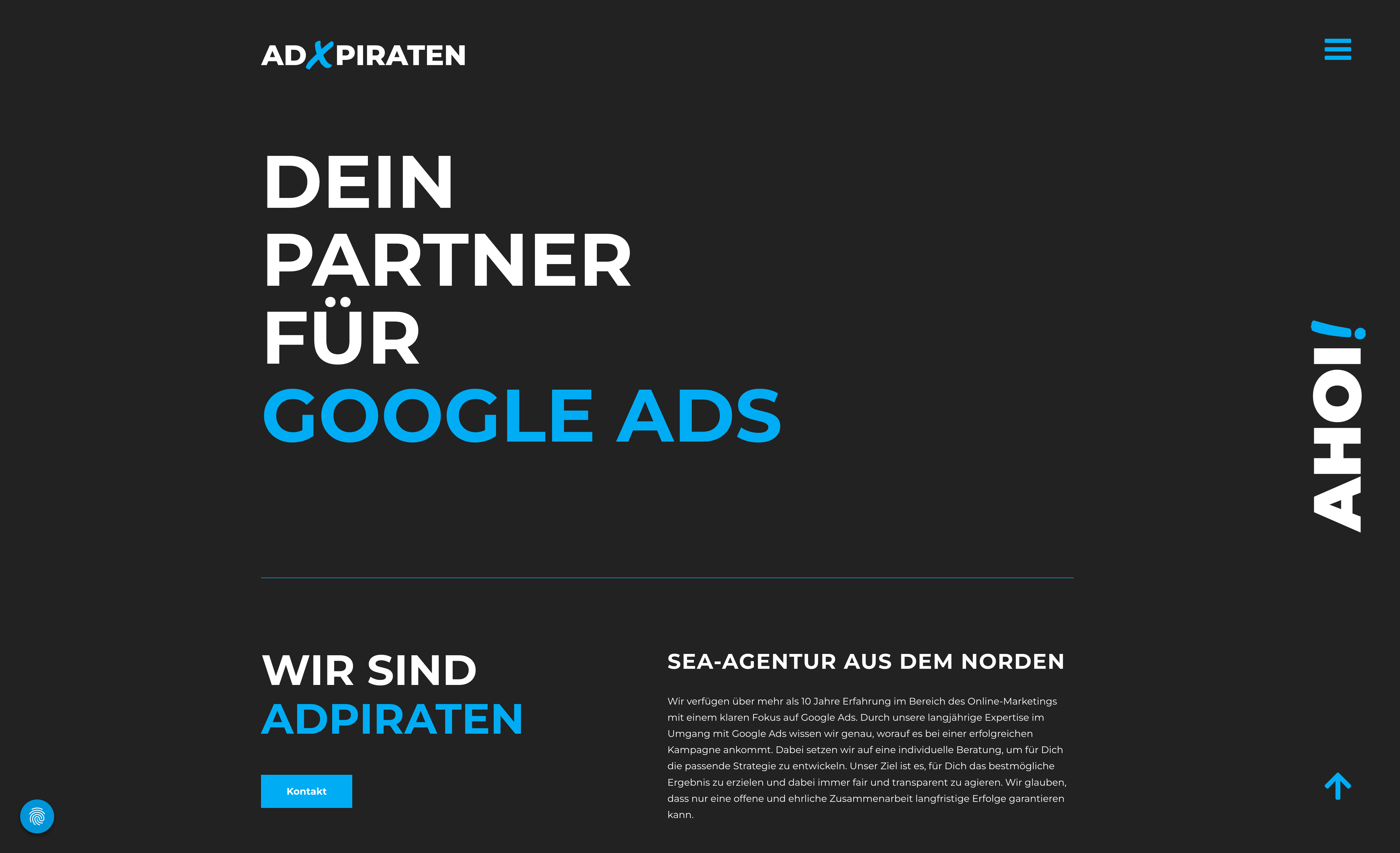 AdPiraten Hero Bereich